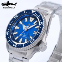 Heimdallr Titanium SKX007 Dive Watch Men Blue Dial Sapphire Crystal 20Bar Luminous NH35 Automatic Mechanical Watch Men's Watch