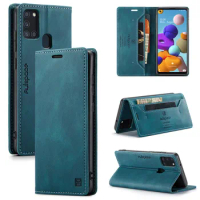 Samsung Galaxy A21S Case Wallet Magnetic Flip Cover For Galaxy A31 Case Luxury Leather Phone Cover Stand Card Slot