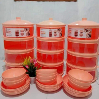 Dishes Keeper Tingkat 4 Tudung Saji Kekinian Tebal dan Food Grade