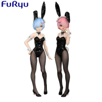 Original Furyu Re: Zero Starting Life in Another World 30cm Rem Ram Bunny Girls Ver PVC Action Figure For Girl