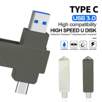 High Speed Type-c USB 3.0 Flash Drives Pendrive Memory Storage Pen Stick Disk On Key 32GB 64GB 128GB 256G Flashdrive