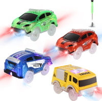 Tracks Cars Only Replacement Flex Track Race cars for Magic Tracks Glow in the Dark LED Lights Up Ba