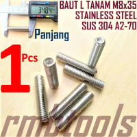 Baut Kunci L Set Tanam M8 x 35 Stainless Steel – Material Premium, Kuat!