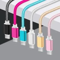 USB Type C Fast Charge Cable For Samsung Galaxy S8 S9 S10 A50 Note 10 3m 2m Usb Cable Typec Cabo Type-c For Xiaomi Mi 9T A3 Mi9T
