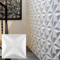 30cm 3D Plastic Molds For 3D Tile Panels Mold Plaster Wall Stone Wall Art Decor Plastic Form 3D Wall Panel Sticker Ceiling Panel