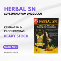 Herbal SN - Suplemen Ayam Unggulan 35g untuk Kesehatan dan Produktivitas Ayam
