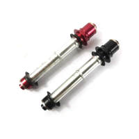 Adapter For Powerway R36 Road Rear Hub PFH-R36 Aluminum Alloy Converting Axle With End Caps QRx130mm Road Bike Cube Adaptor