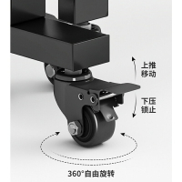 折疊桌餐桌家用可折疊小桌子帶輪折疊茶幾餐桌兩用簡易長方形飯桌