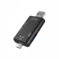 【JHS】六合一 OTG讀卡機(SD+TF+USB+Type-C+Micro USB+USB3.0)