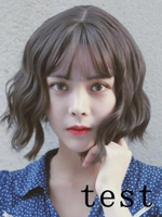 假發女短發短捲發玉米燙bobo韓國波波頭帥氣網紅圓臉泡面捲發套頭 清涼一夏钜惠