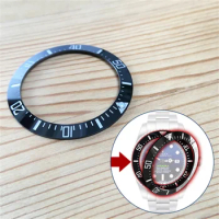 carve number ceramic watch bezel insert for Rolex Sea-Dweller deepsea 116660 watch