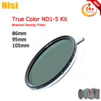 NiSi True Color ND1-5 Kit Neutral Density Filter 86mm 95mm 105mm Adjustable Variable ND Filter For DSLR Mirrorless Camera