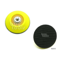 BuyTools-Sanding Pad 2吋氣動電動打蠟機/研磨機/砂光機/磨砂機底盤/魔術貼黏扣式附螺牙底盤「含稅」