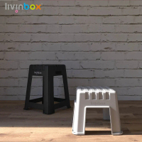 【livinbox 樹德】小櫃椅 CH-28 #簡約白-簡約白