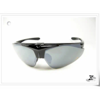 【視鼎Z-POLS旗艦系列烤漆酷炫黑款】可佩度數頂級可掀全新亮面系UV4運動型太陽眼鏡，全新上市