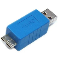 USB 3.0 A公-Micro B公轉接頭~傳輸速率較USB2.0高於10倍, 支援5Gbps ,抗衰減傳輸穩定(SR3006)