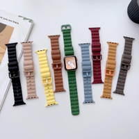Apple Watch 矽膠 泡泡錶帶 iWatch 錶帶 單釘扣 運動錶帶 可調手圍 超親膚 久戴不悶熱 多色