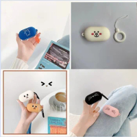 Cute Cat Bear Silicone Cover for Samsung Galaxy Buds / Buds Plus Bluetooth Earphone Case Charging Box Bag for Galaxy Buds Buds+