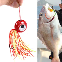 Tenya Tairaba Madai Jig Fishing Lure Kabura Saltwater Jigs Head Bait Rubber Skirt Artificial Bass Fishing Billfish Wahoo Mahi