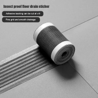 Disposable Floor Drain Stickers Trimmable Floor Drain Stickers Anti Mosquito Hair Filter Stickers