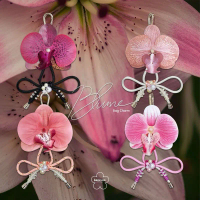 BLUME BAG CHARM - Orchid Bag Charm