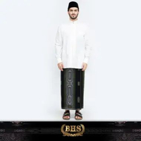 Sarung BHS Innovaire Gold Motif F34 SMC Hitam Hijau