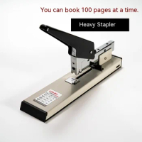 Heavy Duty Stapler, Thick Layer Stapler, 100 Page Stapler, Thickened Large Stapler, Office Supplies