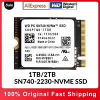 Western Digital WD SN740 2TB 1TB M.2 SSD 2230 NVMe PCIe Gen 4x4 for Microsoft Surface ProX Surface Laptop 3 Steam Deck&amp; ROG ALLY