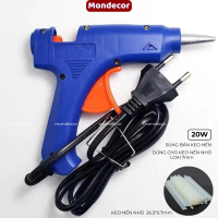 Máy gắn keo nến công suất 20w Mondecor súng bắn keo nến silicon nóng chảy nhanh [TẶNG 1 CÂY KEO NẾN]