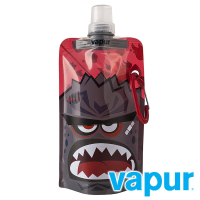 【Vapur】QuencherKids兒童運動折疊水袋0.4L『灰』10183