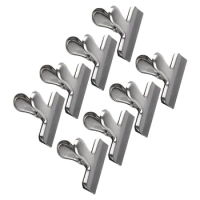 Food Sealing Clips For Kitchen Home Office Quick Clamping Stainless Steel Easy Operation Food Bag Clip Paper Clamps
