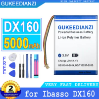 5000mAh GUKEEDIANZI Battery for Ibasso DX160 DAP Player Big Power bateria