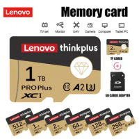 Lenovo New 2TB Micro TF SD Card A2 High Transmisson 1TB 512GB 256GB SD/TF Flash Memory Card 128GB For Camera Phone Drone