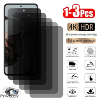 1-3Pcs Privacy Tempereed Glass Screen Protector for Redmi Note 11T Pro 11T Pro+ 11E Pro 10 2022 11 4G K40S Anti-Spy