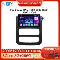 Android 13 Multimedia Screen For Dodge RAM 1500 2500 3500 2002 -2005 Car Video Player Carplay Auto Navigation GPS Radio 2din DVD