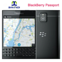 BlackBerry Passport Q30 Cellphone 3G 4G LTE Mobile Cell Phone Quad core 3GB RAM 32GB ROM 13MP Original Unlocked BlackBerry OS 10