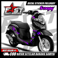 BISA COD Decal scoopy Decal Scoopy full body Full Blok Decal Stiker Scopy Dekal New Fi 2017 2018 201