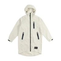 【KIU】空氣感雨衣 時尚防水風衣 男女適用(116908 白色)