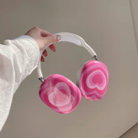 For AirPods Max Earphone Smart Protective Cover Rose heart Case Against Falling And Earphone Accessories