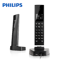 【PHILIPS 飛利浦】 Linea V設計款無線電話 M3501B/96