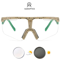 Albaoptics Photochromic Cycling Glasses Men Alba Optics Goggles Bike Bicycle Eyewear Women Sports Sunglasses Alba Delta