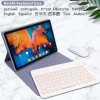 Backlit Keyboard for Xiaoxin Pad Pro 2021 Case Keyboard for Xiaoxin Lenovo Tab P11 Pro P11 11.5'' Spanish Korean Keyboard Cover