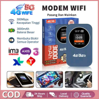 Modem MiFi M32-5 4G/5G LTE 300Mbps All Operator 3000mAh Portable Wifi dengan Kecepatan Tinggi dan Ba