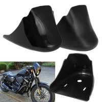 Motorcycle Black Front Bottom Spoiler Mudguard Air Dam Chin Fairing for Harley XL Sportster 883 1200