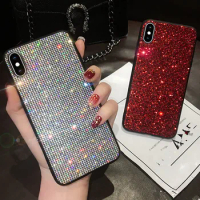 Bling Glitter Diamond Phone Case For Samsung Galaxy S21 S20 FE S10 S9 S8 Note10 Plus Note 9 Note 20 A32 A42 5G S22 S23 TPU Cover