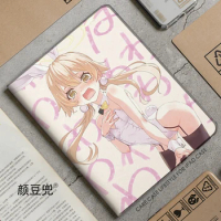 Wiki Anime blau Archiv Ajitani Hifumi für Samsung Galaxy Tab A7Lite 8,7 Fall S9plus dreifach gefaltete Galaxy Tab S6Lite