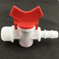 1 Piece 1/8\ 1/4\" 3/8\" 1/2\" Plastic Ball Valves (M.STOCK) 4mm 6mm 8mm 10mm 12mm Barb Aquarium Gar