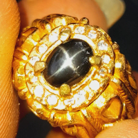 Batu Akik Natural Black Star Nilam