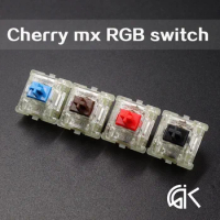 4pcs/pack original Cherry MX RGB switch mechanical keyboard MX switch shaft green red black RGB transparent cover