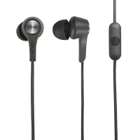 【ASUS 華碩】ZenEar 3.5mm 原廠入耳式線控耳機 - 黑(密封袋裝)